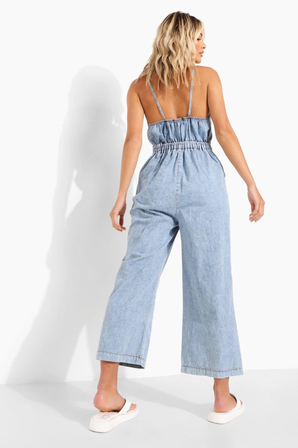 Chambray best sale jumpsuit uk